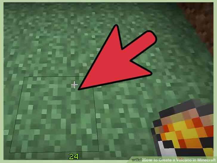 Image intitulée Créer un Volcan dans Minecraft Étape 7